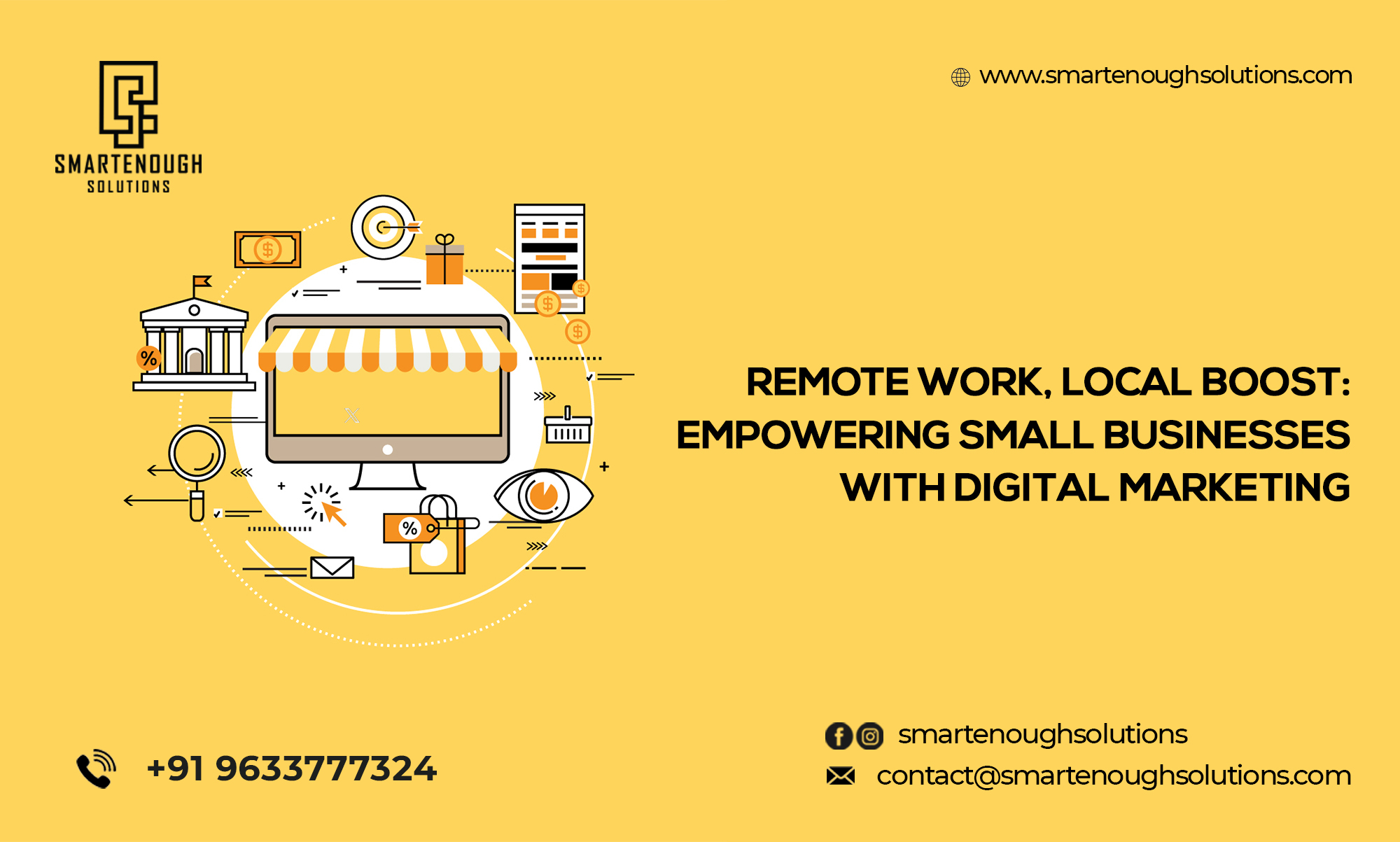 Remote Work, Local Boost: Empowering Small Businesses with Digital Marketing