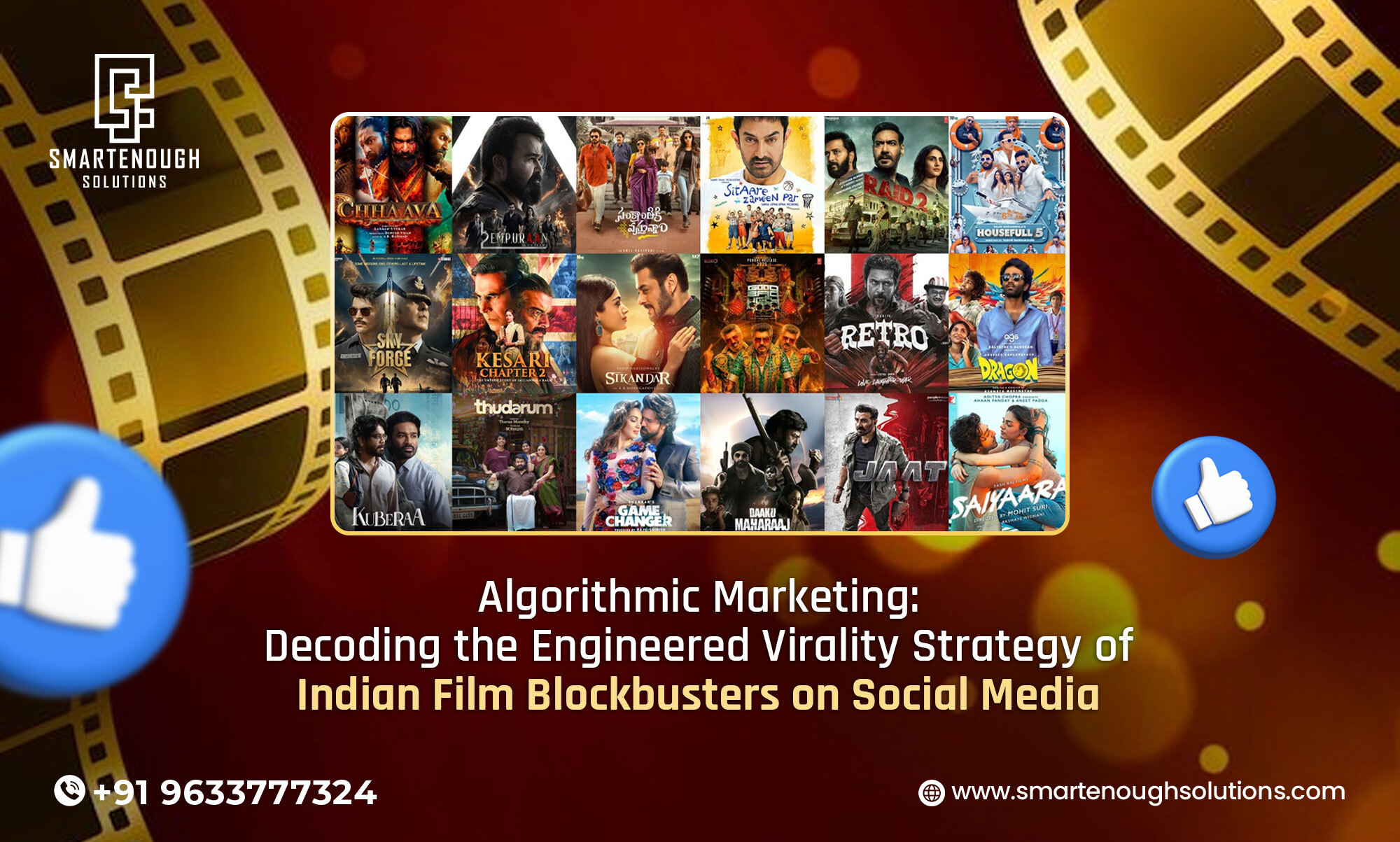 Algorithmic Marketing: Decoding the Engineered Virality Strategy of Indian Film Blockbusters on Social Media